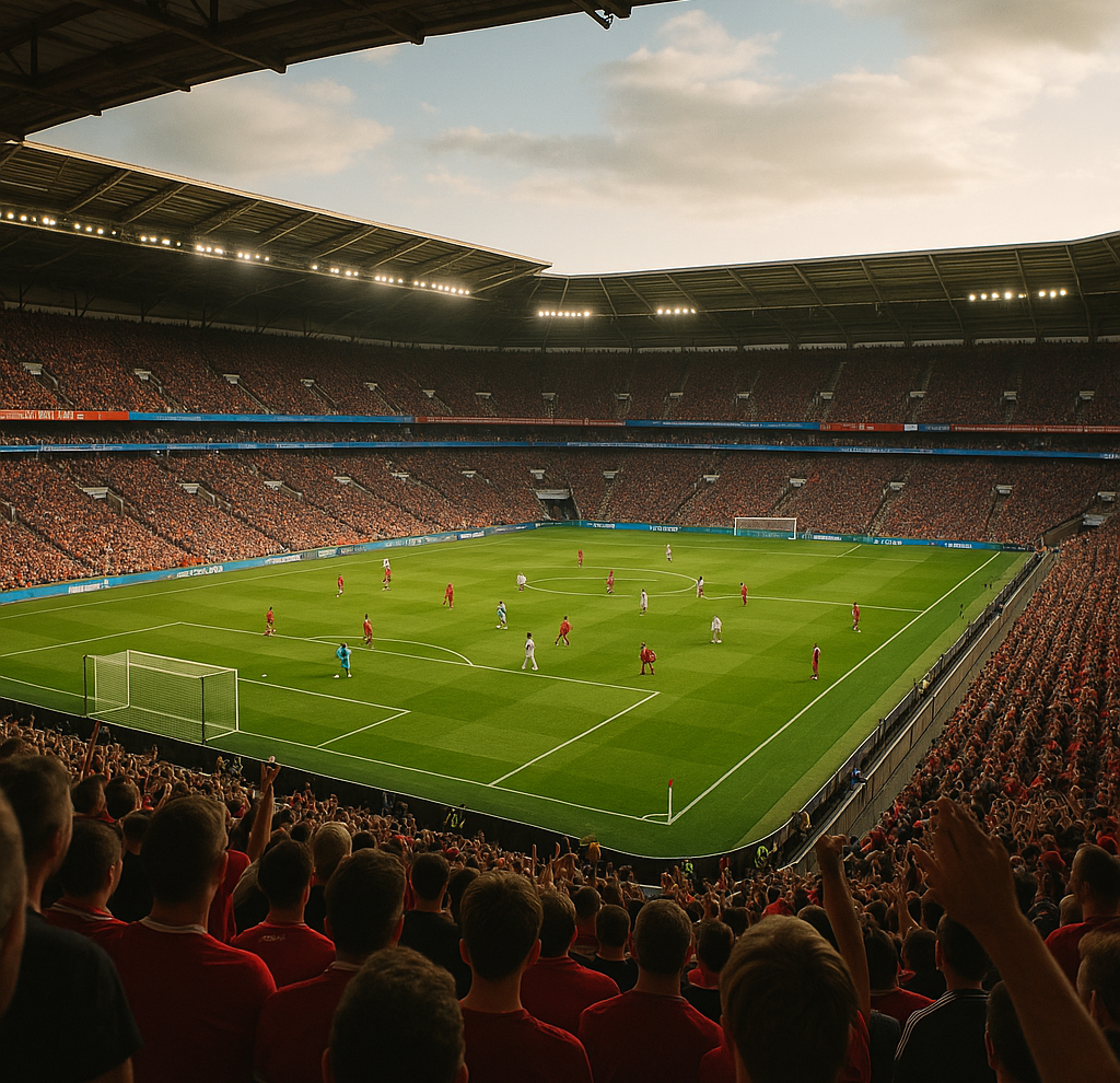 Stade effet terrain football